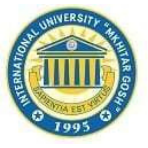 Mkhitar Gosh Armenian-Russian International University Logo